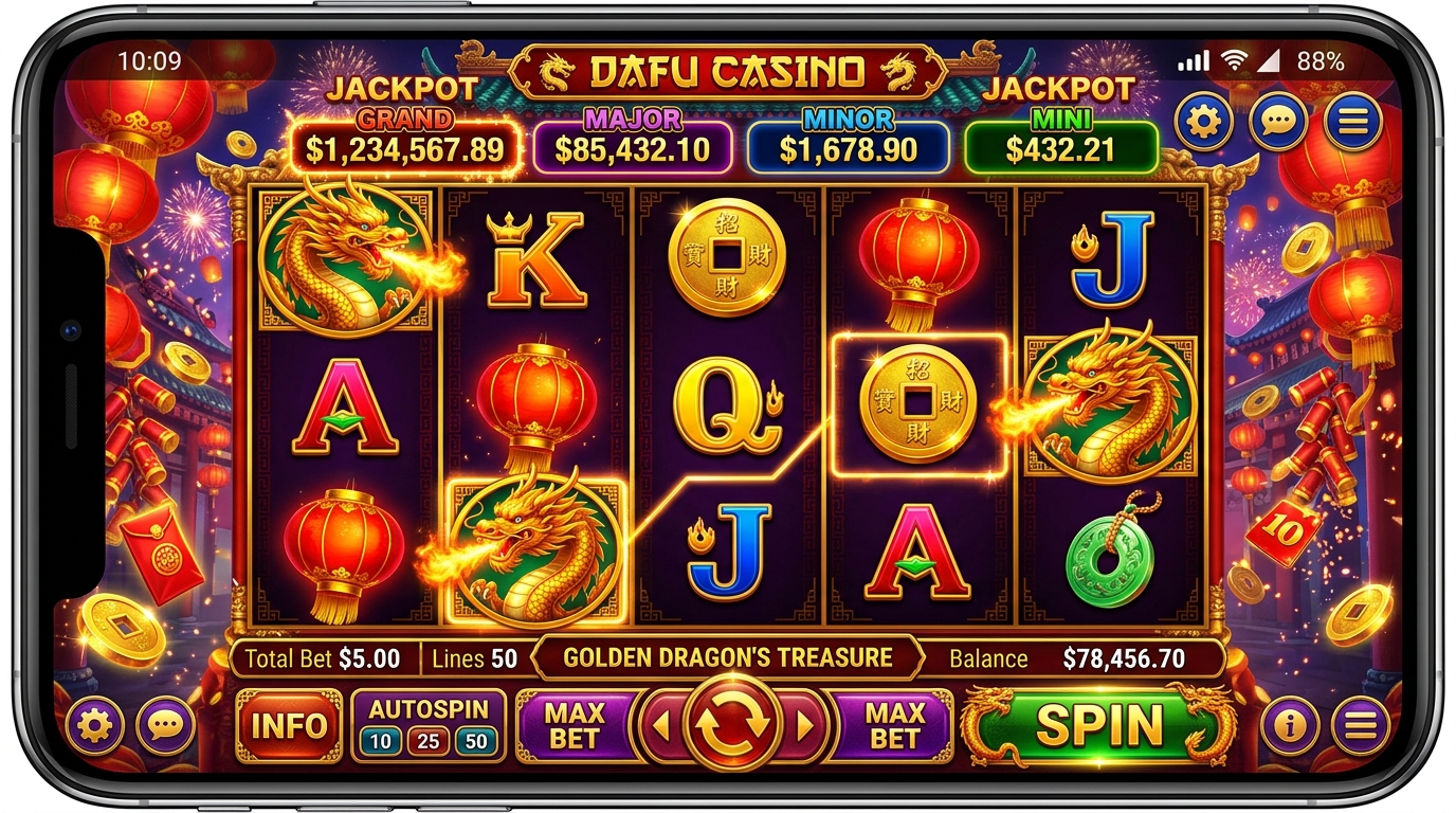 Dafu Casino Social Slot Showcase
